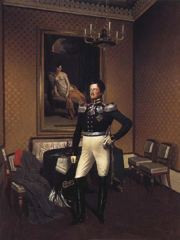 Franz Kruger Prince August von Preuben of Prussia oil painting image